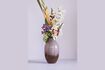 Miniature Posy pink and brown glass vase 1