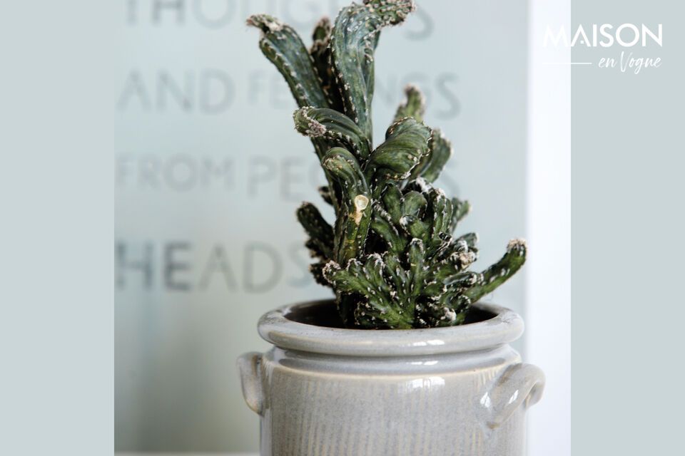 Natural elegance for your home, sandy clay planter.