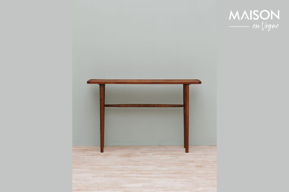 Discover the timeless elegance and natural sturdiness of our mango wood console