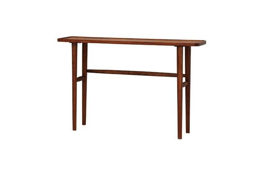 Powell dark wood console Clipped