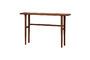 Miniature Powell dark wood console Clipped