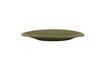 Miniature Presentation plate in Bosque khaki stoneware 1