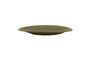 Miniature Presentation plate in Bosque khaki stoneware Clipped