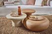 Miniature Pretoria brown plaster side table 2