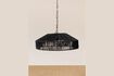 Miniature Prima black jute pendant light 2