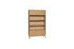 Miniature Prime light oak veneer shelf 1