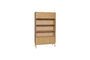 Miniature Prime light oak veneer shelf Clipped