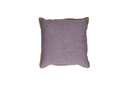 Purple cotton cushion Opposites Clipped