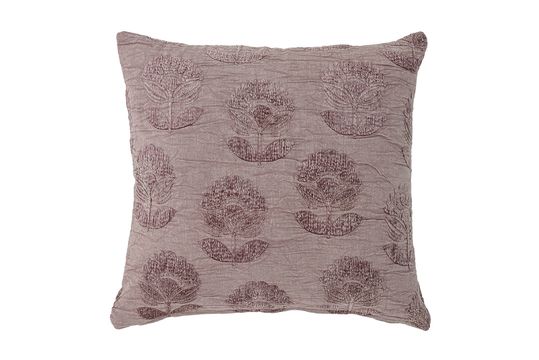 Purple cotton cushion Sofia