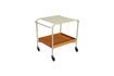 Miniature Push brown metal cart 7