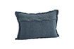 Miniature Quilt blue cotton cushion cover 3