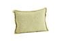 Miniature Quilt green cotton cushion cover Clipped