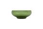 Miniature Rain green glass bowl Clipped