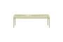 Miniature Raki green metal bench Clipped