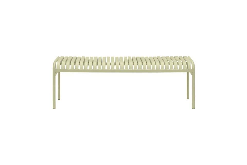 Modernize your space with our durable and elegant metal bench.