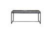 Miniature Raki grey metal dining table 8