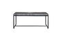 Miniature Raki grey metal dining table Clipped