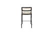 Miniature Rattan and black metal counter chair Jort 6