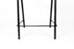 Miniature Rattan and black metal counter chair Jort 9