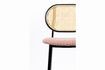 Miniature Rattan and pink fabric counter chair Spike 10