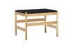 Miniature Raw black marble side table 1