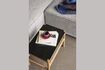 Miniature Raw black marble side table 4