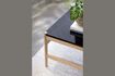 Miniature Raw light oak and black marble coffee table 4