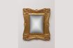 Miniature Rectangular gilded wooden mirror 1