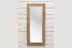 Miniature Rectangular light wood mirror 1