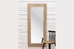 Miniature Rectangular light wood mirror 2