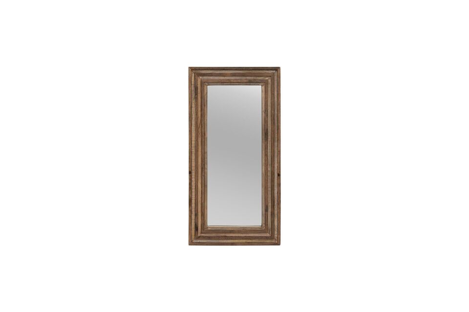 Discover timeless elegance and ecological responsibility with our recycled wood mirror