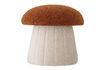 Miniature Red polyester pouffe Bertil 1