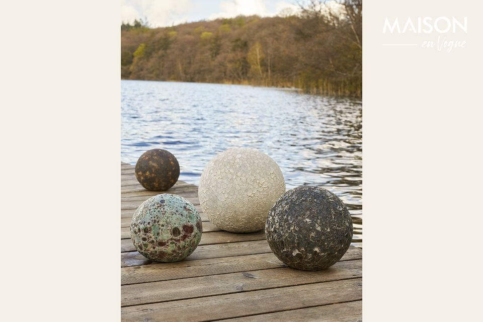 Discover minimalist elegance with our decorative terracotta sphere