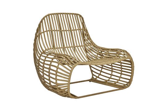 Relax light wicker garden chair Clipped