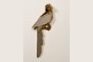 Miniature Resin bird mirror in gold Right 2