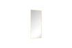 Miniature Retro brown metal mirror 1