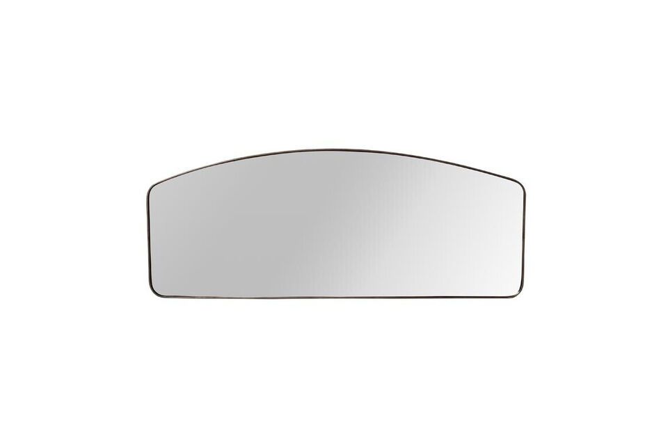 Discover a timeless decorative element with our copper-finish metal mirror