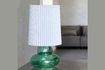 Miniature Ribe green glass table lamp 2