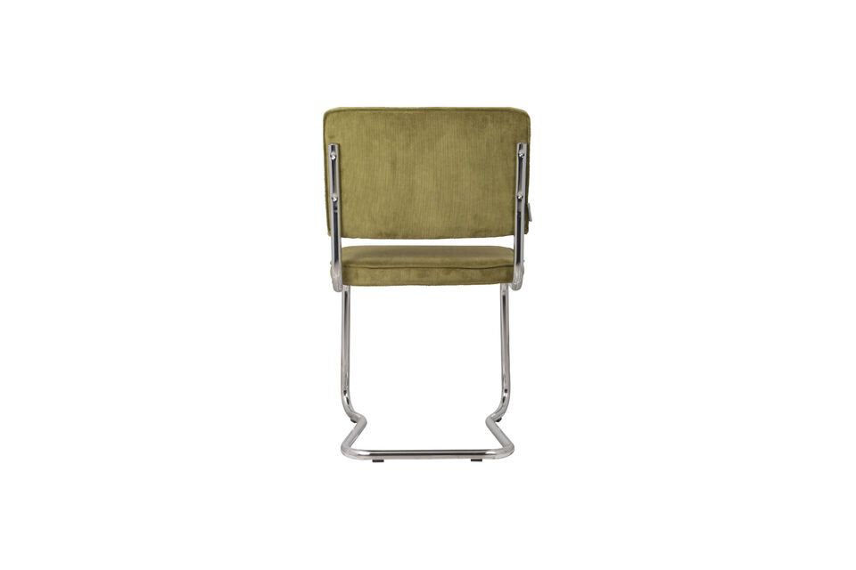 Ridge Kink Rib stackable green chair - 7