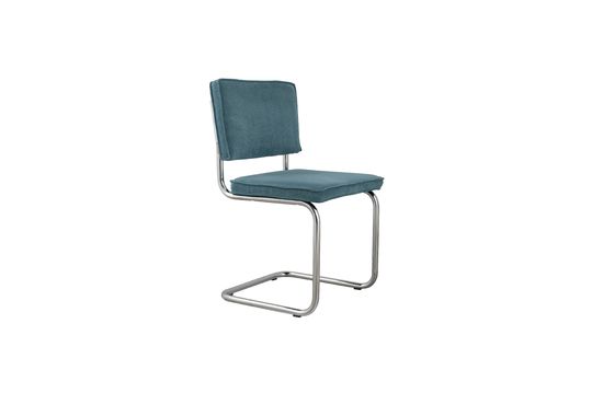 Ridge Rib Chair Blue