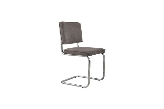 Ridge Rib Grey Chair Clipped