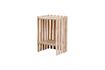 Miniature Rivage light wood bedside table 1