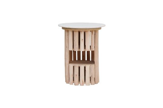 Rivage light wood side table Clipped