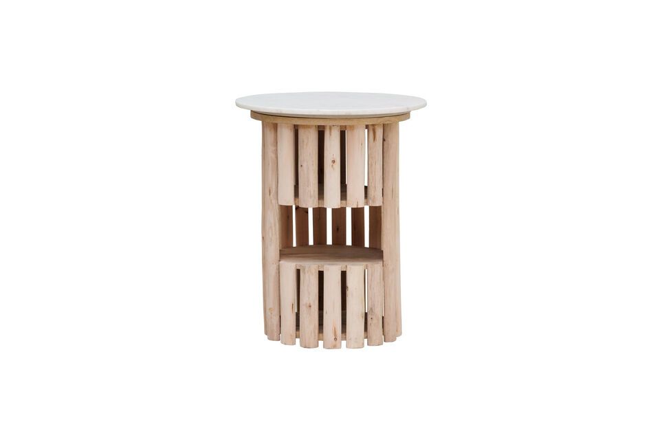 Discover the natural elegance of our Rivage Light Wood Side Table