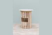 Miniature Rivage light wood side table 1