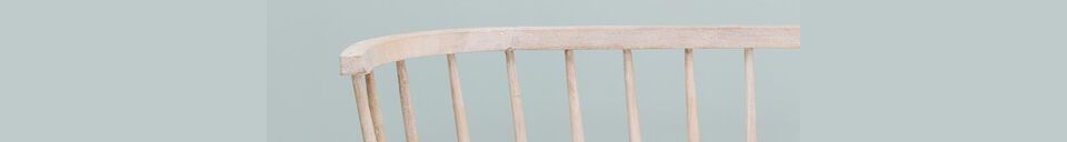 Material Details Rivershore light wood bench seat