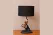 Miniature Rocher black resin table lamp 1