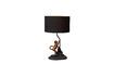 Miniature Rocher black resin table lamp 4