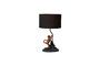 Miniature Rocher black resin table lamp Clipped