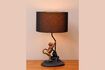 Miniature Rocher black resin table lamp 2